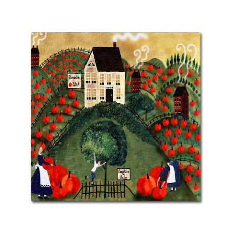 Cheryl Bartley 'Pumpkin Hill Farm' Canvas Art,24x24